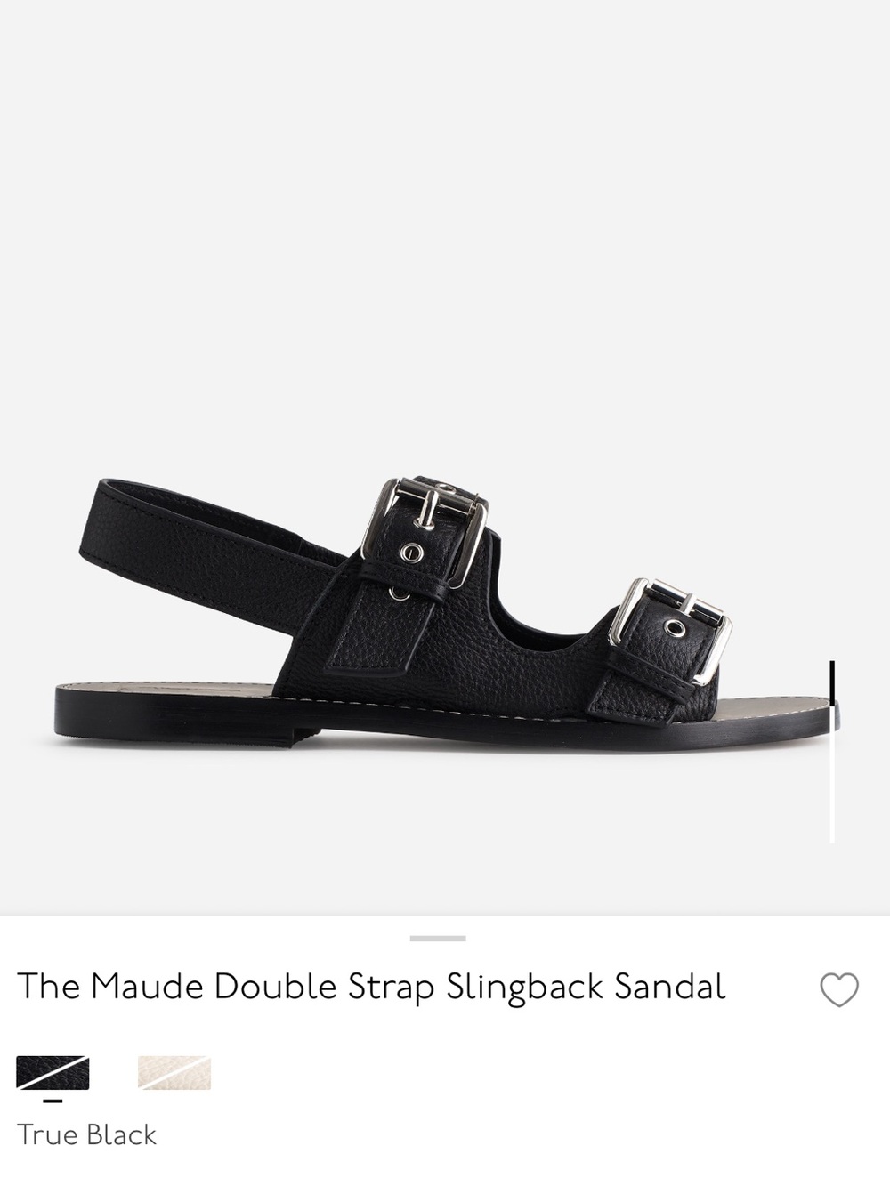 EUC Madewell Maude Double Strap Slingback Sandal